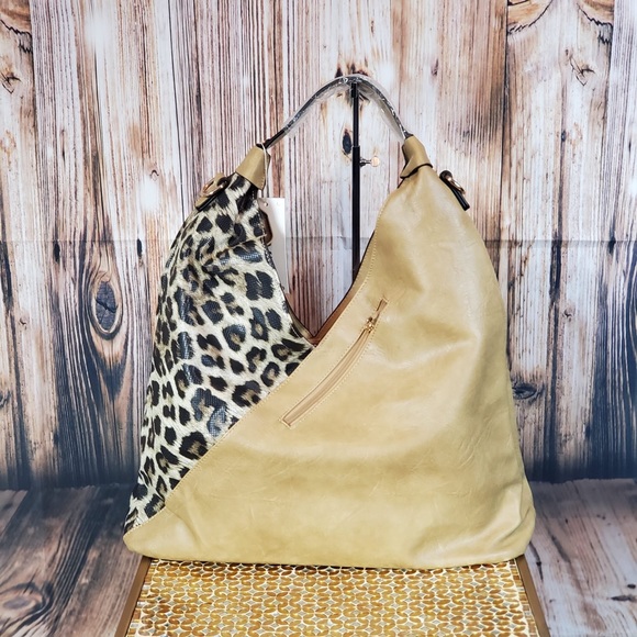 Leopard Handbag Hobo Style NWT - Picture 5 of 10